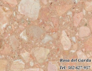 Aglomarmur / Konglomerat marmurowy  Rosa Del Garda  / Merkam