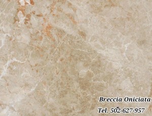Aglomarmur / Konglomerat marmurowy  Breccia Oniciata  / Merkam