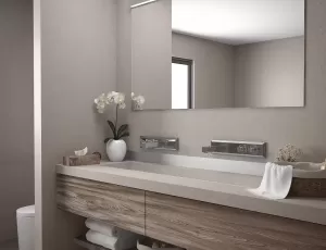 Blaty łazienkowe z konglomeratu Technistone
