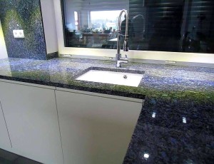 Blat kuchenny z granitu Lablador Blue  / Merkam 