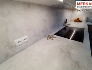 Blaty kuchenne z konglomeratu Ambiente Light  marki Technistone / Merkam