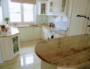 Blat kuchenny z kamienia naturalnego / granit Kashmir Gold  / Merkam