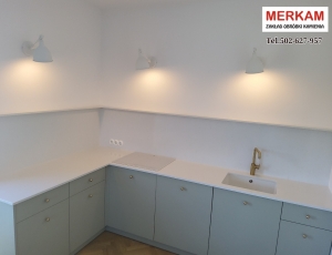 Blat kuchenny z konglomeratu Noble Supreme marki Technistone /  Merkam 