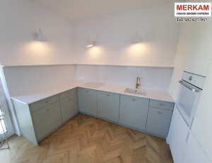 Blat kuchenny z konglomeratu Noble Supreme marki Technistone /  Merkam 