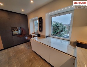 Blat kuchenny z kwarcu naturalnego Opus White / Merkam 