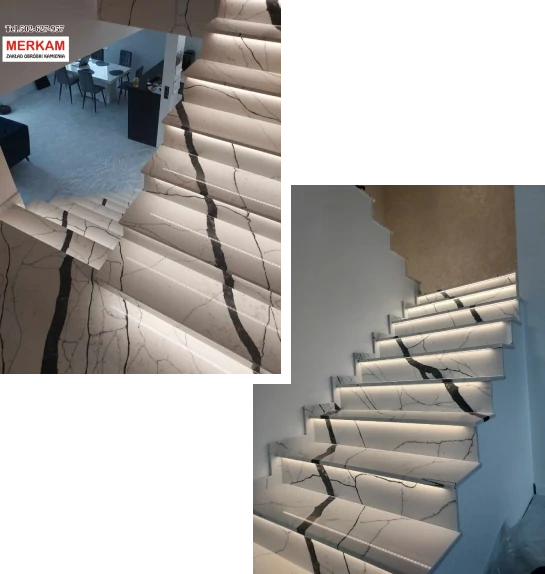 Schody z konglomeratu / Merkam