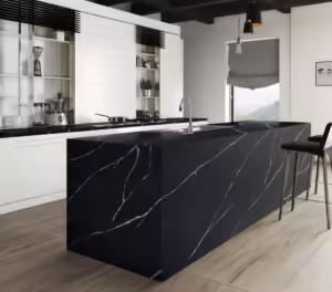 Wyspy kuchenne z konglomeratu kwarcowego Silestone ŁódźEt marquina Silestone