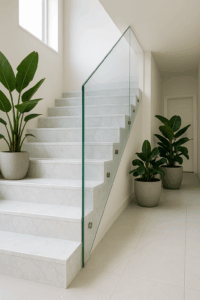 Marmur schody Bianco Carrara