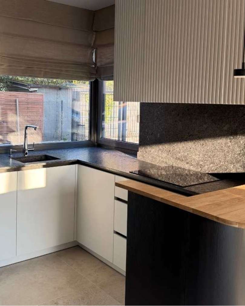 Granit Steel Grey Cares – blaty kuchenne i schody montaż z gwarancją