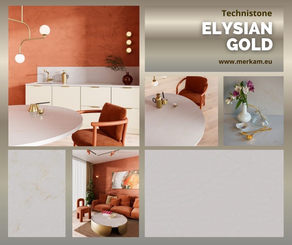 Top 5 kolorów Technistone w Łodzi na 2026 rok. Technistone Łódź Elysian Gold Kolekcja La Natura