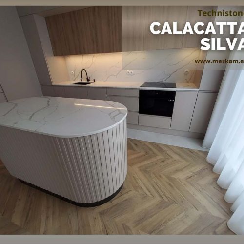 Blat kuchenny z konglomeratu Technistone Calacatta Silva