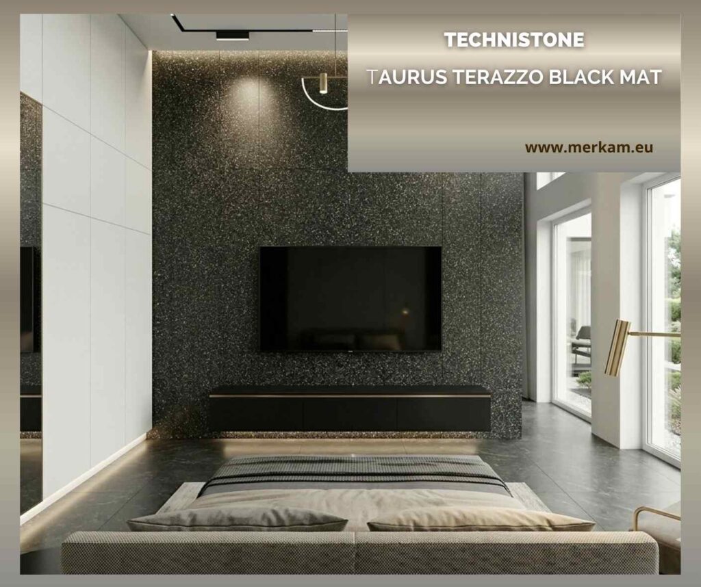 Technistone Promocja Łódź 2026 – Taurus Terazzo Black – 30 % Merkam