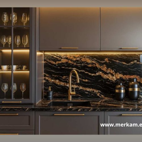 Blat kuchenny z granitu Fusion Black