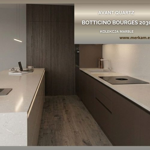 Blat kuchenny z konglomeratu Avant Botticino Bourges 2030 kolekcja Marble