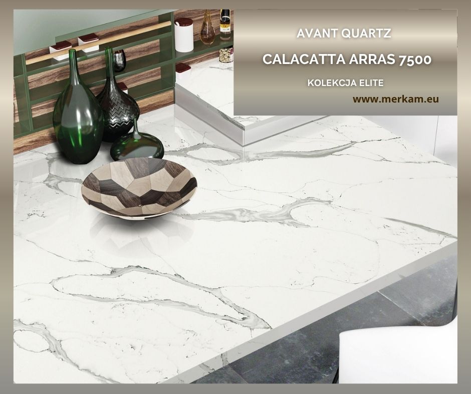 Blat kuchenny z konglomeratu Avant Calacatta Arras 7500