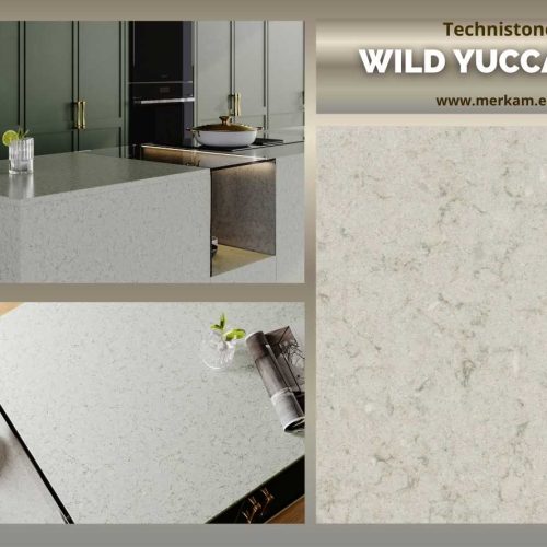 Blat kuchenny z konglomeratu Technistone Wild Yucca Kolekcja La Natura
