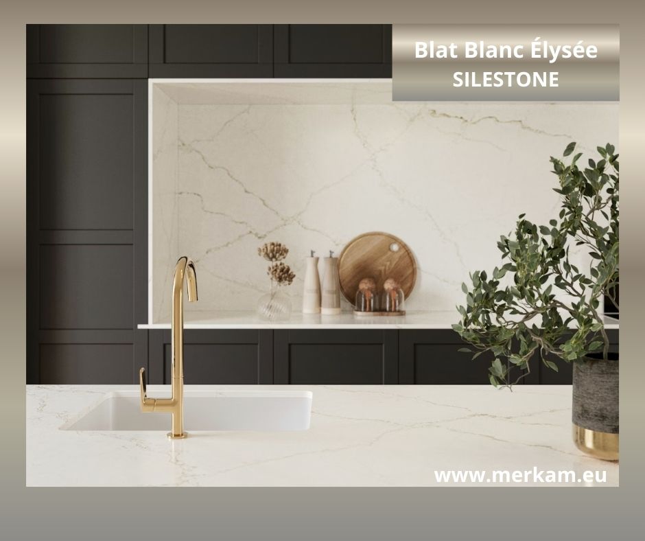 Jaki blat kuchenny wybrać. Blat Blanc Élysée SILESTONE
