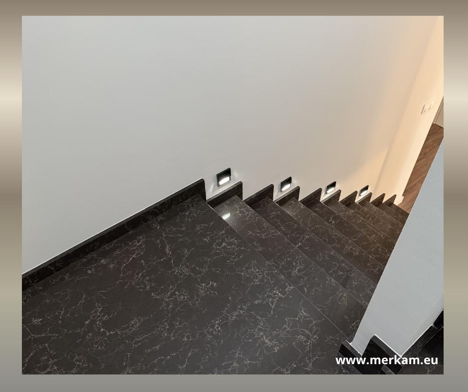 Schody Caesarstone 6338 Woodlands Łódź